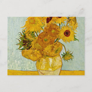 Vincent Van Gogh 12 Sonnenblumen Impressionist Postkarte