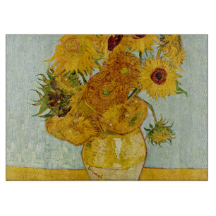 Vincent Van Gogh 12 Sonnenblumen Impressionist Schneidebrett