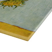 Vincent Van Gogh 12 Sonnenblumen Impressionist Schneidebrett (Ecke)
