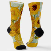 Vincent Van Gogh 12 Sonnenblumen Impressionist Socken (Gewinkelt)