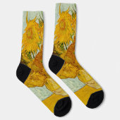 Vincent Van Gogh 12 Sonnenblumen Impressionist Socken (Rechts)