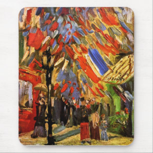 Vincent Van Gogh - 14. Juli Feierlichkeiten Mousepad