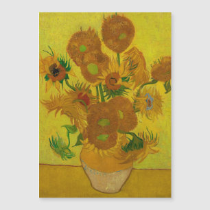 Vincent Van Gogh 15 Sonnenblumen Gemälde Magnetkarte