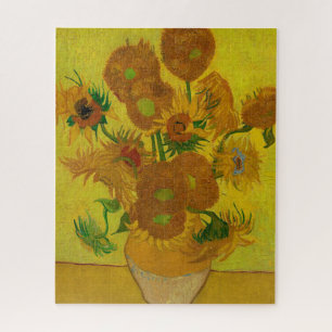 Vincent Van Gogh 15 Sonnenblumen Gemälde Puzzle