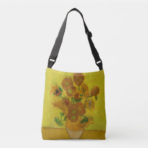 Vincent Van Gogh 15 Sonnenblumen Gemälde Tragetaschen Mit Langen Trägern