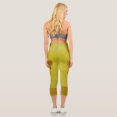 Vincent Van Gogh 15 Sonnenblumen Malerei Capri Leggings (Rückseite)