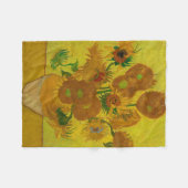 Vincent Van Gogh 15 Sonnenblumen Malerei Fleecedecke (Vorderseite (Horizontal))
