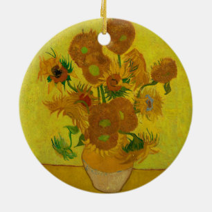 Vincent Van Gogh 15 Sonnenblumen Malerei Keramik Ornament