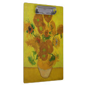 Vincent Van Gogh 15 Sonnenblumen Malerei Klemmbrett (Rechts)