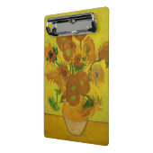 Vincent Van Gogh 15 Sonnenblumen Malerei Mini Klemmbrett (Gewinkelt2)