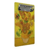 Vincent Van Gogh 15 Sonnenblumen Malerei Mini Klemmbrett (Schrägansicht)