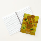Vincent Van Gogh 15 Sonnenblumen Malerei Notizblock (Innenseite)
