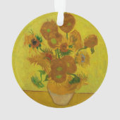 Vincent Van Gogh 15 Sonnenblumen Malerei Ornament (Rückseite)