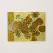 Vincent Van Gogh 15 Sonnenblumen Malerei Puzzle (Horizontal)
