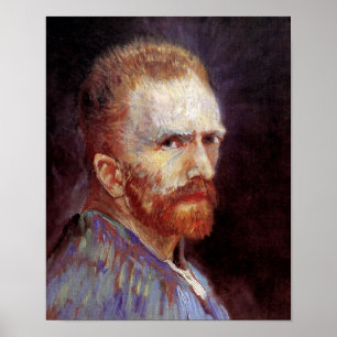 Vincent Van Gogh - 1887 Selbstportrait Malerei Poster