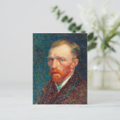 Vincent Van Gogh 1887 Selbstportrait Postkarte (Stehend Vorderseite)