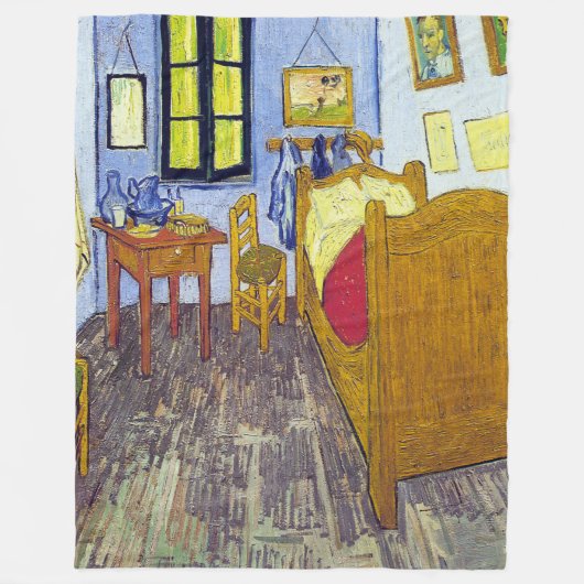 Vincent van Gogh 1888 das Schlafzimmer bei Arles Fleecedecke (Vorderseite)