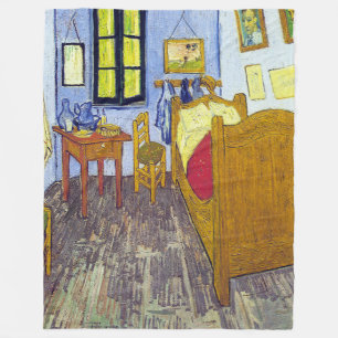 Vincent van Gogh 1888 Das Schlafzimmer in Arles Fleecedecke