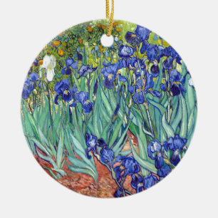 Vincent van Gogh 1889 Schwertlilien Keramik Ornament
