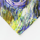 Vincent Van Gogh 1889 Starry Night Fleecedecke (Ecke)