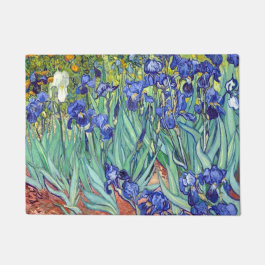 Vincent van Gogh 1898 Iris Fußmatte (Vorderseite)
