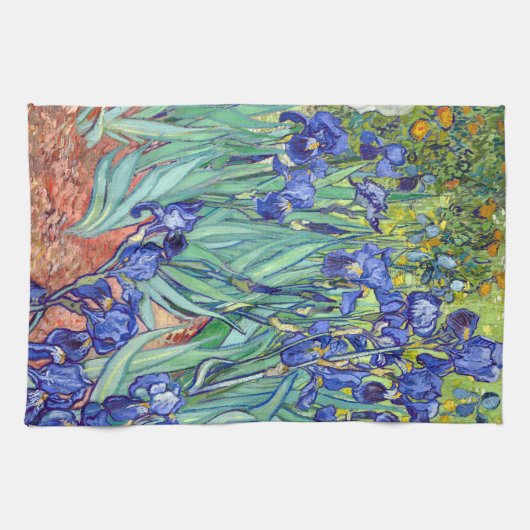 Vincent van Gogh 1898 Iris Geschirrtuch (Horizontal)