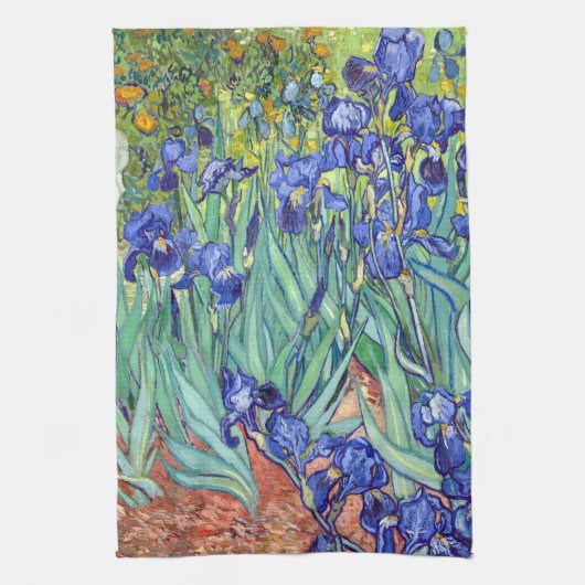 Vincent van Gogh 1898 Iris Geschirrtuch (Vertikal)