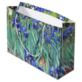 Vincent van Gogh 1898 Iris Große Geschenktüte (Rückseite Schrägansicht)
