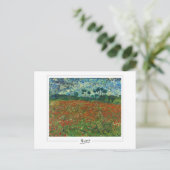 Vincent Van Gogh #25 - Fine Art Postkarte (Stehend Vorderseite)