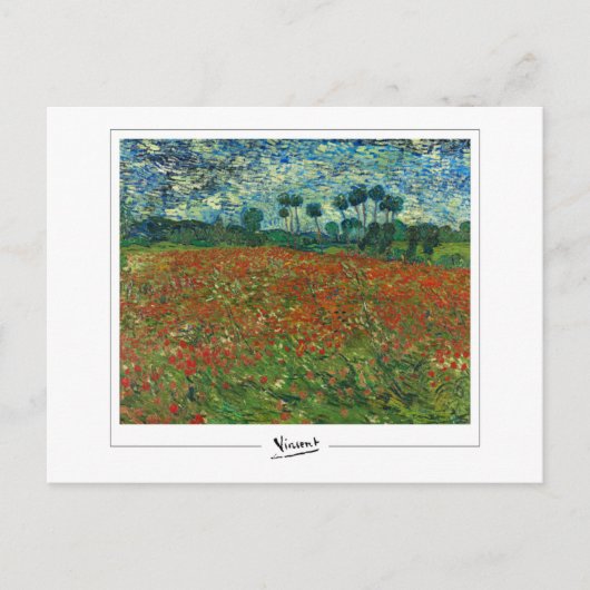 Vincent Van Gogh #25 - Fine Art Postkarte (Vorderseite)