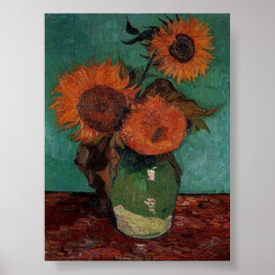 Vincent Van Gogh 3 Sonnenblumen Kunstdrucken Poster