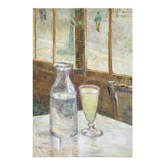 Vincent van Gogh Absinthe Berühmtes Gemälde Fotodruck (Vorne)