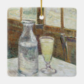 Vincent van Gogh Absinthe Berühmtes Gemälde Keramikornament (Rückseite)