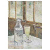 Vincent van Gogh Absinthe Berühmtes Gemälde Klemmbrett (Rückseite)