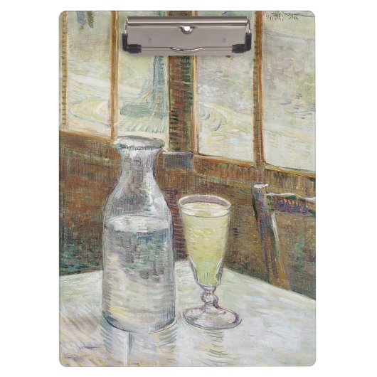 Vincent van Gogh Absinthe Berühmtes Gemälde Klemmbrett (Vorderseite)