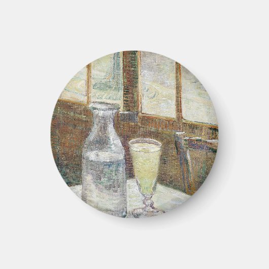 Vincent van Gogh Absinthe Berühmtes Gemälde Magnet (Vorne)