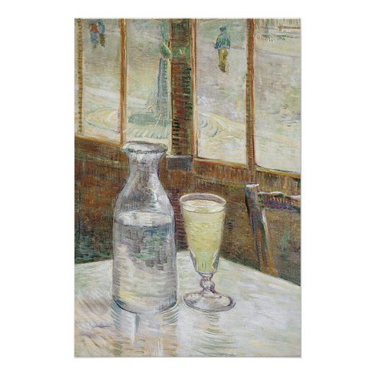 Vincent van Gogh Absinthe Berühmtes Gemälde Poster (Vorderseite)