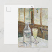 Vincent van Gogh Absinthe Berühmtes Gemälde Postkarte (Vorne/Hinten)