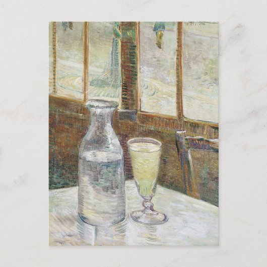 Vincent van Gogh Absinthe Berühmtes Gemälde Postkarte (Vorderseite)