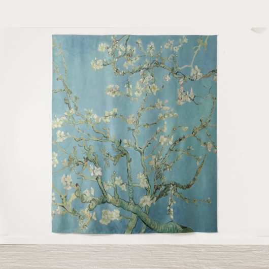 Vincent Van Gogh Almond Baum in Blüte Wandteppich (Vorderseite)