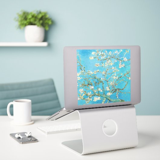 Vincent van Gogh - Almond Blossom Aufkleber (Laptop auf Schreibtisch)