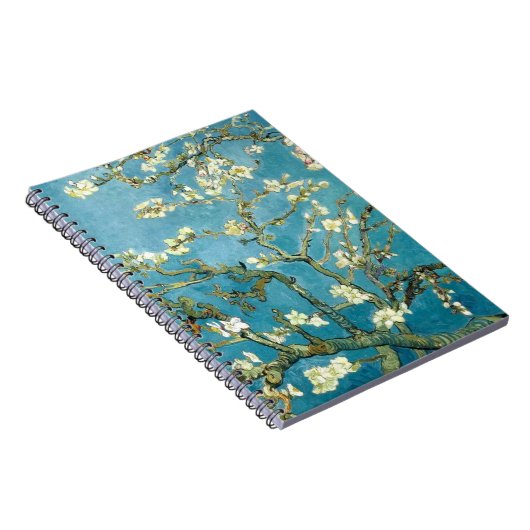 Vincent Van Gogh Almond blossom Floral Art Spirale Notizblock (Rechte Seite)