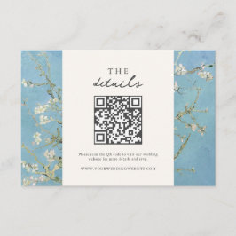 Vincent Van Gogh Almond Blossom Floral Wedding Begleitkarte