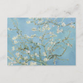 Vincent Van Gogh Almond Blossom Floral Wedding Begleitkarte (Rückseite)