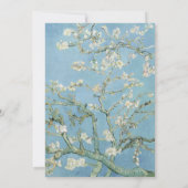 Vincent Van Gogh Almond Blossom Floral Wedding Save The Date (Rückseite)
