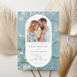 Vincent Van Gogh Almond Blossom Foto Wedding Einladung<br><div class="desc">Moderne Hochzeitseinladung mit Vincent Van Gogh Almond Blossom Malerei und Ihrem Foto.</div>