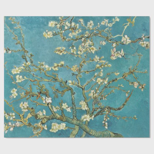 Vincent van Gogh Almond Blossom GalleryHD Geschenkpapier (Flach)