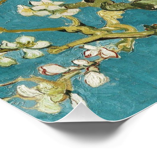 Vincent van Gogh Almond Blossom GalleryHD Poster (Ecke)