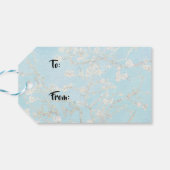 Vincent van Gogh - Almond Blossom Geschenkanhänger (Rückseite Horizontal)