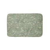 Vincent Van Gogh Almond Blossom on Sage Green Badematte (Vorderseite)